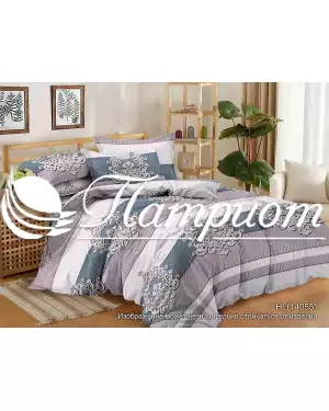 КПБ 2.0 спальный с Евро простыней, полисатин премиум 90 гр 14055